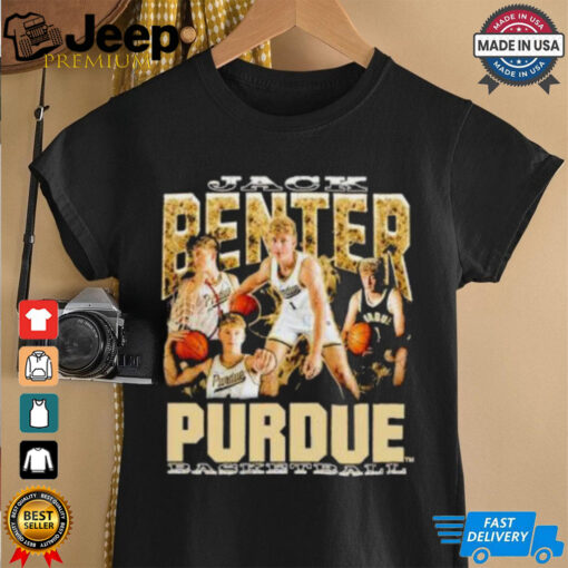 Jack Benter Purdue Boilermakers basketball vintage graphic shirt