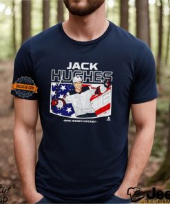 Jack Hughes New Jersey Devils American flag shirt