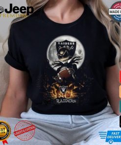 Jack Skellington Las Vegas Raiders Halloween Is Coming 2024 Shirt