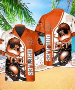 Jack Skellington Orioles Hawaiian Shirt – Spooktacular Style For Baltimore Fans