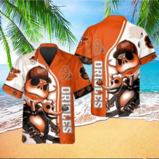 Jack Skellington Orioles Hawaiian Shirt – Spooktacular Style For Baltimore Fans