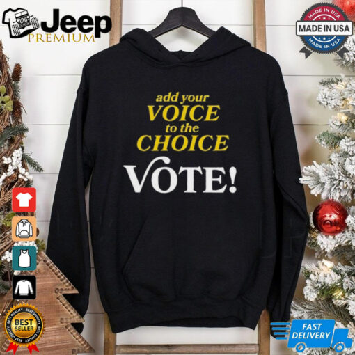 Jack White Add Your Voice To The Choice Vote Shirt