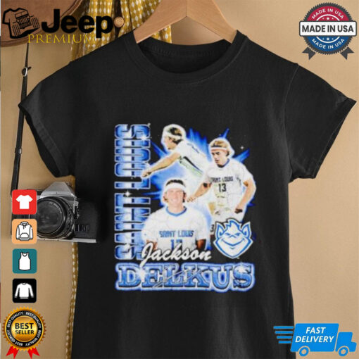 Jackson Delkus Saint Louis Billikens signature vintage graphic shirt