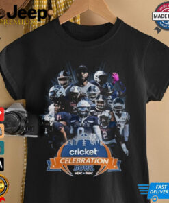 Jackson State Tigers Cricket Celebration Bowl 2024 shirt featuring bold team graphics, vibrant colors, and a commemorative design celebrating the Tigers' participation in the 2024 Cricket Celebration Bowl.