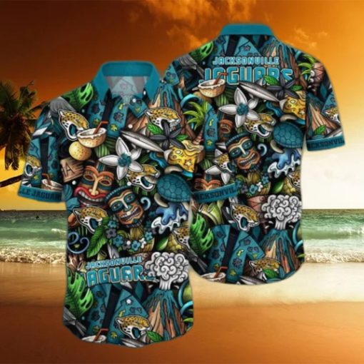 Jacksonville Jaguars NFL Flower Hawaii Shirt And Tshirt For Fans