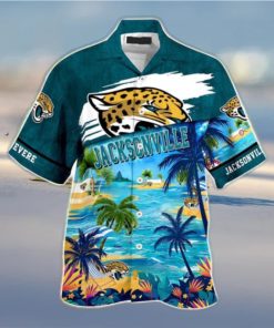 Jacksonville Jaguars NFL Personalized Hawaiian Shirt Beach Shorts