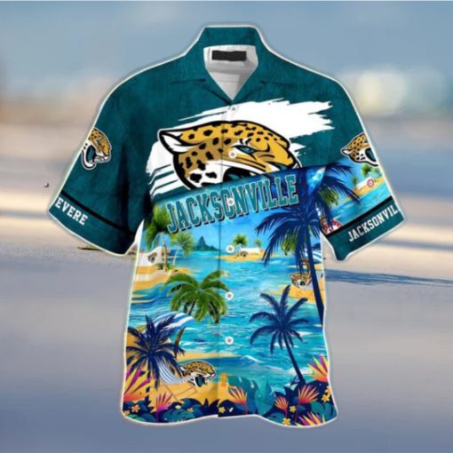 Jacksonville Jaguars NFL Personalized Hawaiian Shirt Beach Shorts