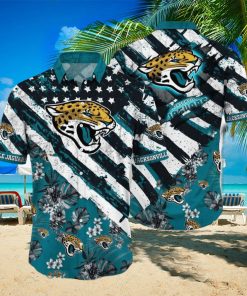 Jacksonville Jaguars NFL SAS Floral Print American Flag Hawaiian Shirt For Best Fan Gift New Trending Beach Holiday