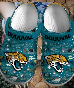 Jacksonville Jaguars NFL Sport Crocs Crocband Clogs Shoes Comfortable For Men Women and Kids – Footwearelite Exclusive