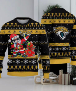 Jacksonville Jaguars Santa Claus Ugly Christmas Sweater