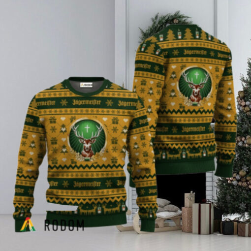 Jagermeister Festive All Over Ugly Sweater