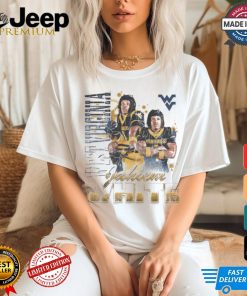 Jahiem White West Virginia Mountaineers 90s Retro Graphic t shirt