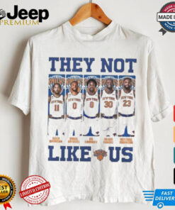 Jalen Brunson Mikal Bridges Og Anunoby New York Knicks They Not Like Us T shirts