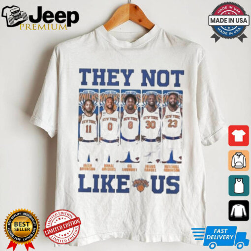 Jalen Brunson Mikal Bridges Og Anunoby New York Knicks They Not Like Us T shirts