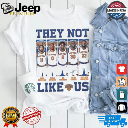 Jalen Brunson Mikal Bridges Og Anunoby New York Knicks They Not Like Us T shirts