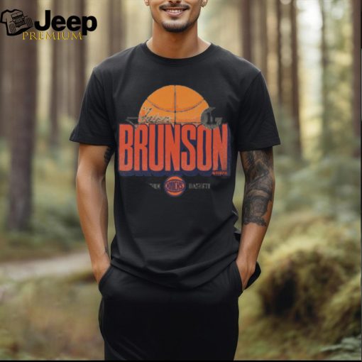 Jalen Brunson New York Knicks Label T Shirt