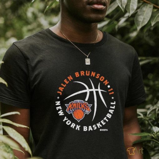 Jalen Brunson New York Knicks Player Ball shirt