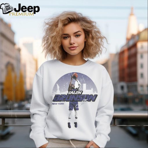 Jalen Brunson New York Skyline T Shirt