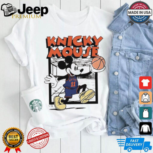 Jalen Brunson x Mickey mouse Mickey mouse New York Knicks NBA shirt