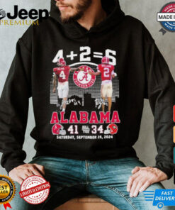 Jalen Milroe And Ryan Williams Alabama Crimson Tide 41 34 Georgia Bulldogs Shirt