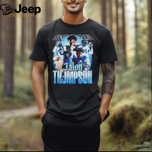 Jalon Thompson North Carolina Tar Heels football graphic poster shirt