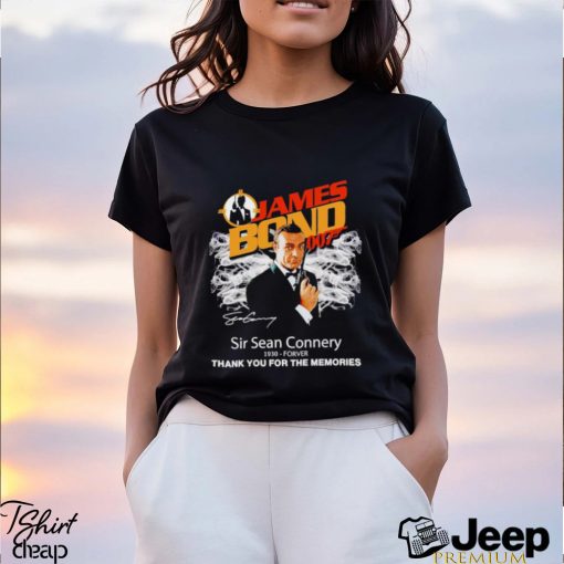 James Bond 007 Sir Sean Connery 1930 forever thank you for the memories shirt