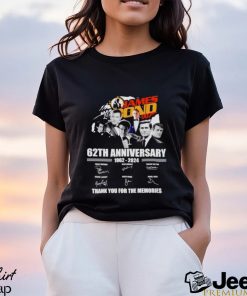 James Bond 62th anniversary 1962 2024 thank you for the memories shirt