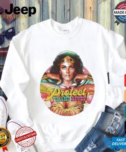 James Hillier Wonder Woman Lynda Carter Protect Trans Lives Shirt