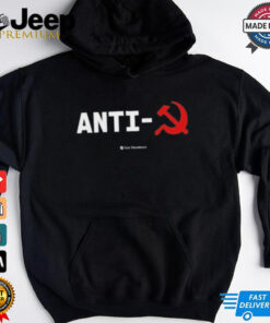 James Lindsay Wearing Anti Communist Symbol New Discourses Shirt