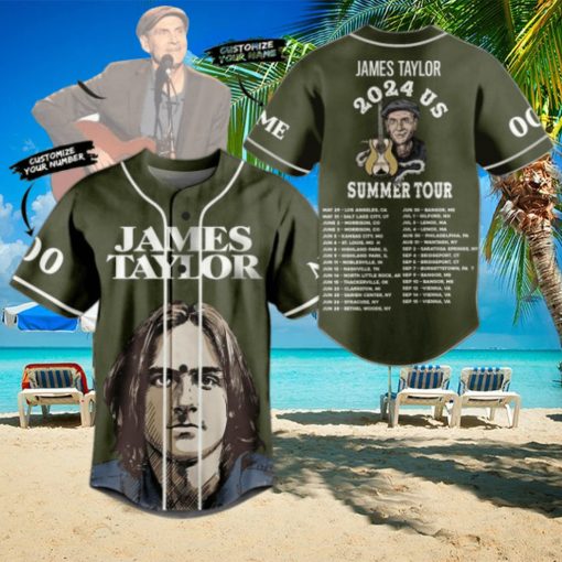 James Taylor 2024 Us Summer Tour Custom Baseball Jersey