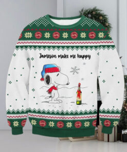 Jameson Snoopy Make Happy Ugly Sweater