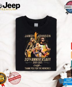 Jamey Johnson 20th anniverary 2005 2025 thank you for the memories Shirt