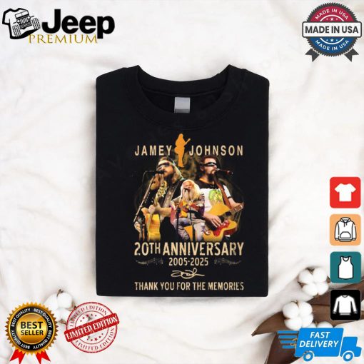 Jamey Johnson 20th anniverary 2005 2025 thank you for the memories Shirt