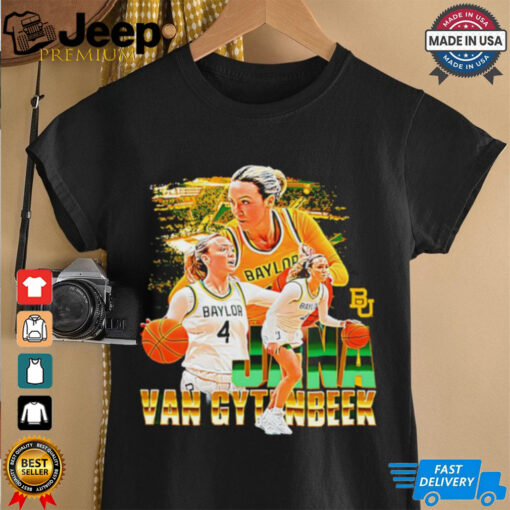 Jana Van Gytenbeek Baylor Bears player collage shirt