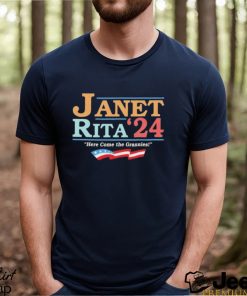 Janet Rita 24 here come the grannies shirt