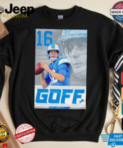 Jared Goff 16 Detroit Lions gunslinger shirt