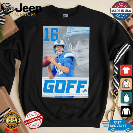 Jared Goff 16 Detroit Lions gunslinger shirt