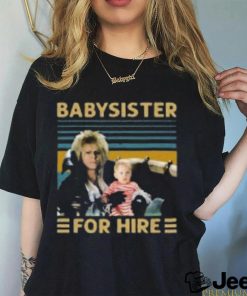 Jareth Goblin King Babysister For Hire T Shirt