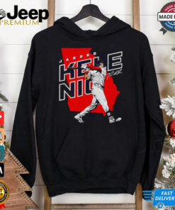 Jarred Kelenic Atlanta Braves player map signature shirt