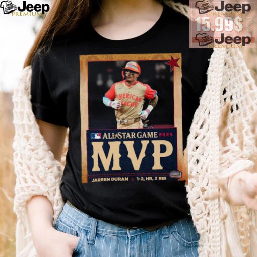 Jarren Duran MVP Award MLB 2024 All Star Game shirt