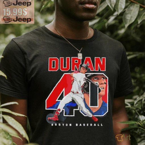 Jarren Duran batting 40 Boston Baseball shirt