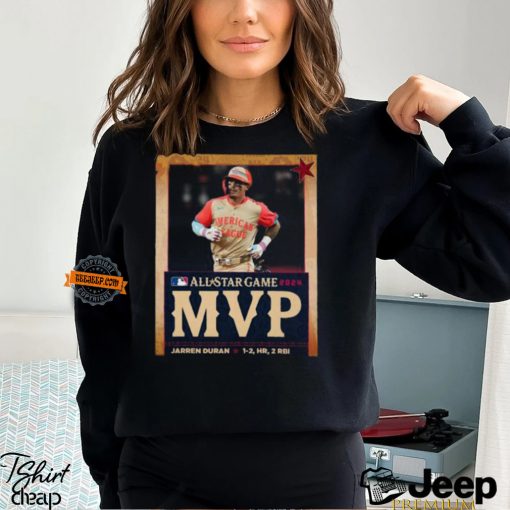 Jarren Duran’s Go Ahead HR Earns Him The MLB All Star Game 2024 Ted Williams MVP Award Unisex T Shirt