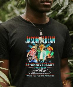 Jason Aldean 26th anniversary 1998 2024 we stand with you thank you for the memories shirt