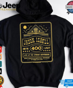 Jason Isbell 400 Unit Tour Nashville, TN October 10 2024 T Shirt