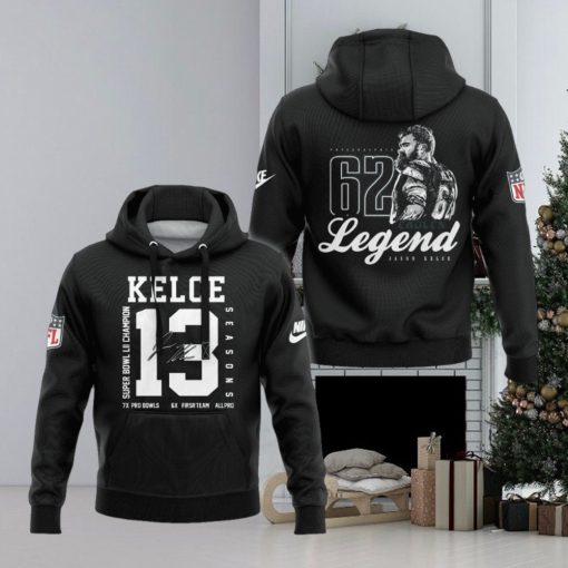 Jason Kelce 62 Legend Hoodie