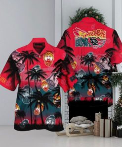 Jason Kelce Hawaiian Shirt Travis Kelce Brothers Aloha Shirts And Shorts Kansas City Chiefs Football Summer Beach Button Up Shirt Gift For Fans