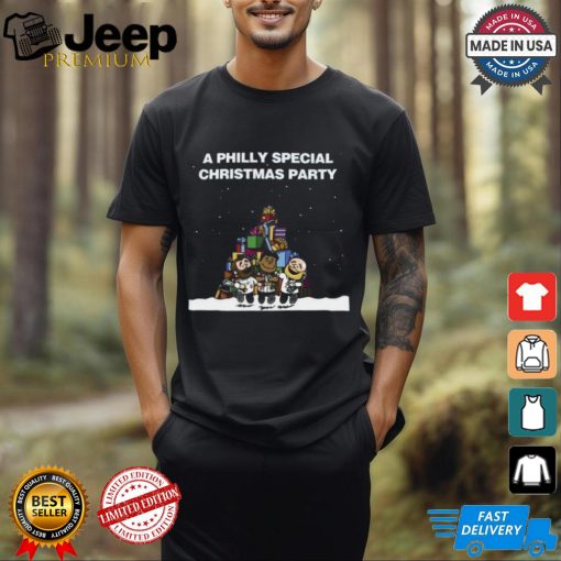 Jason Kelce Lane Johnson Jordan Mailata A Philly Special Christmas Party T shirt