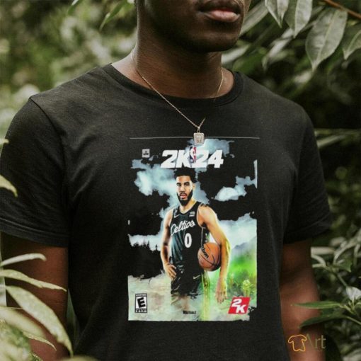 Jayson Tatum Receive The Cover Athlete Of NBA 2K24 T shirt