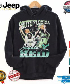 Jayden Reid #0 South Florida Bulls Graphic Signature t shirt