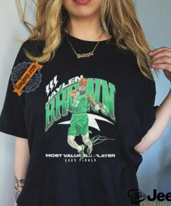 Jaylen Brown Boston Celtics 2024 Finals MVP award signature shirt